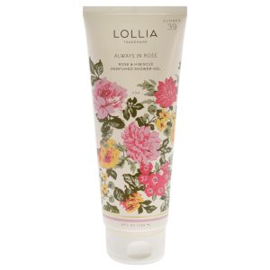 Always in Rose Perfumed Shower Gel von Lollia für Unisex – 8 Unzen Duschgel