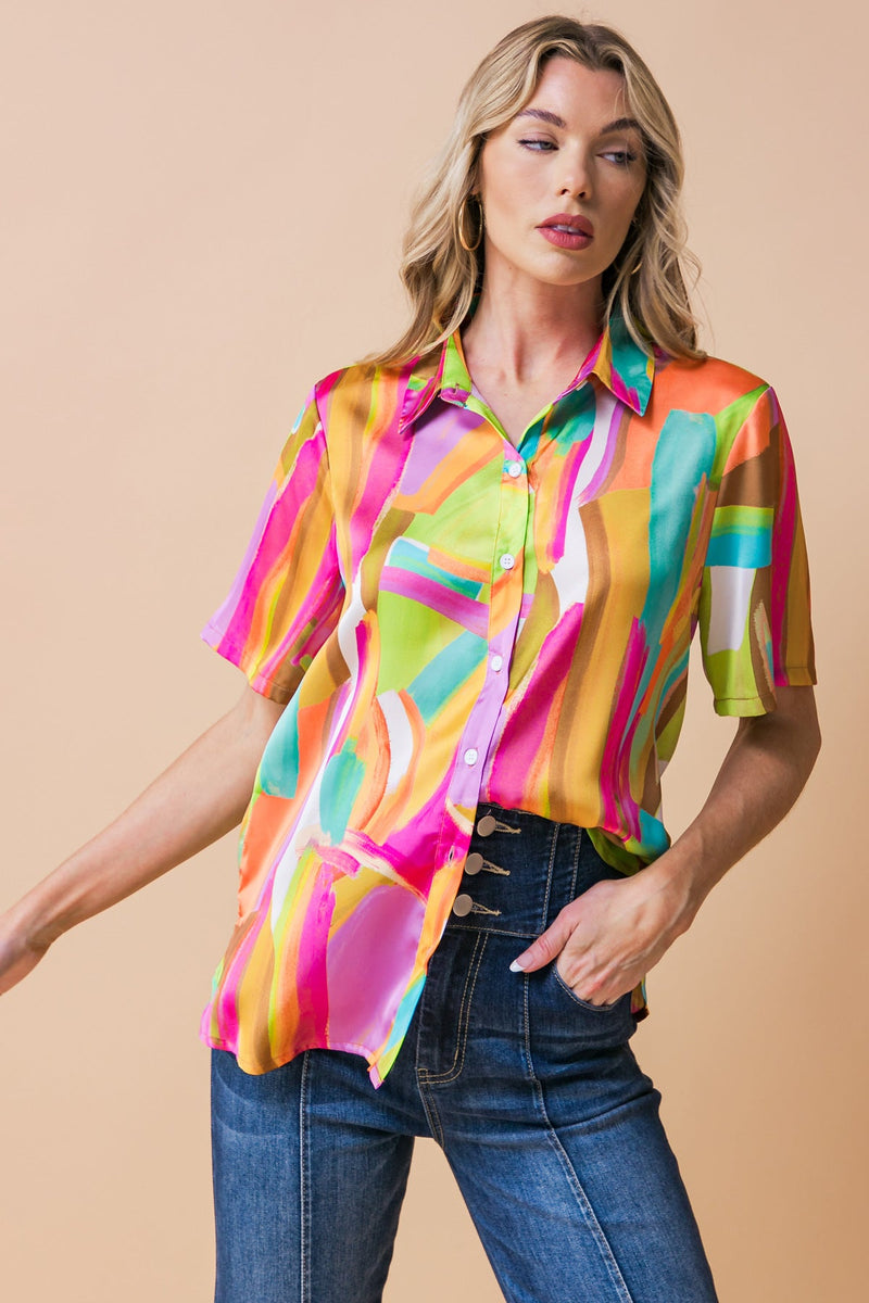 ELEVED OPTION gewebt TOP
