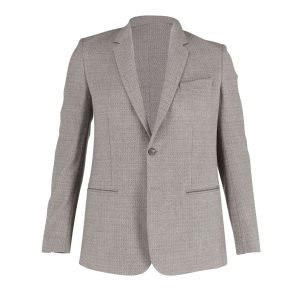 Einreihige Jacke von Maison Margiela aus grauer Wolle