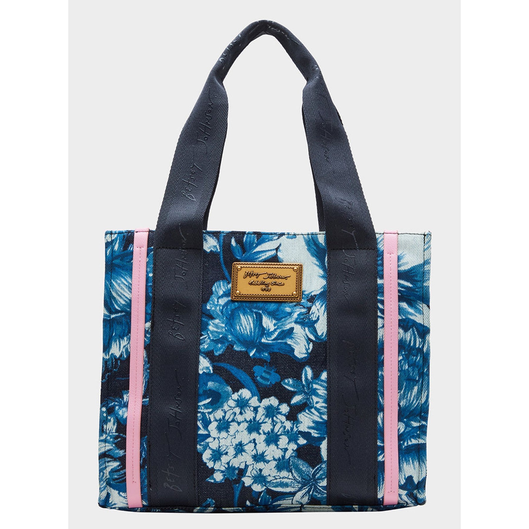 Kleine Denim Tragetasche Blau
