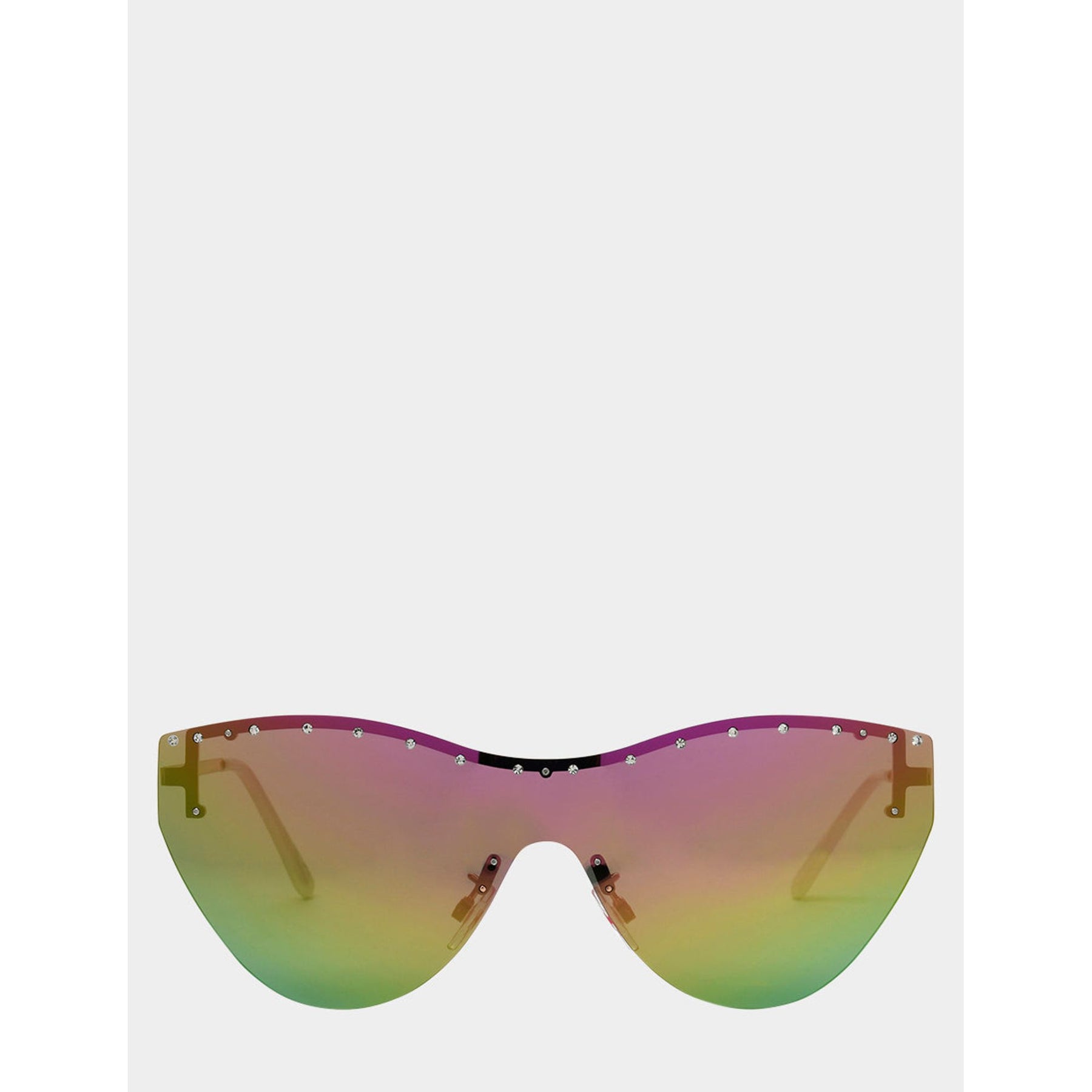 Betseys gebogene Schild Sunnies Regenbogen