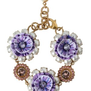 Dolce & Gabbana FIORI BLOOMING florale barocke Kristalle Damen Armband (vorherige)