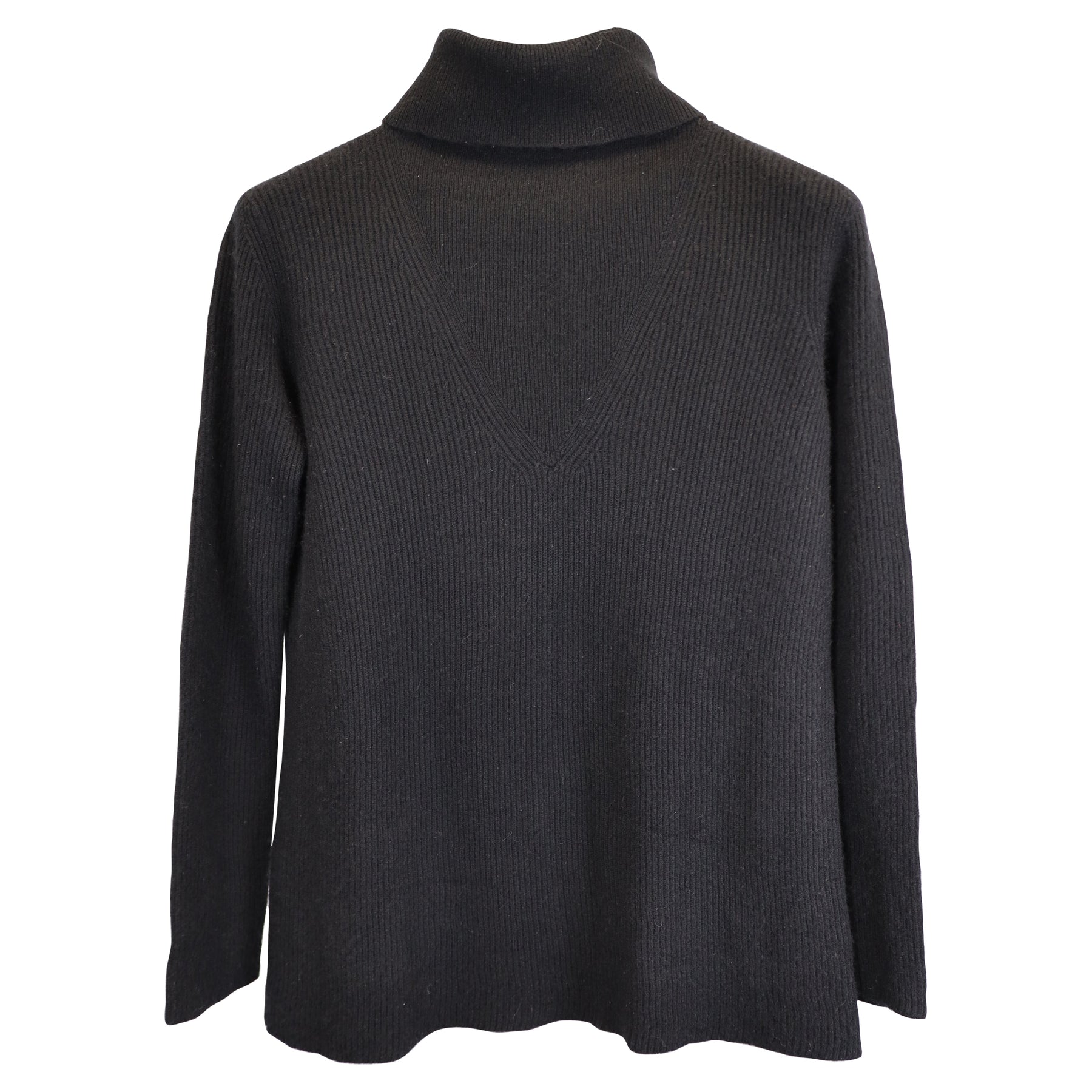 Pullover mit Rundhalsausschnitt The Row aus schwarzer Wolle