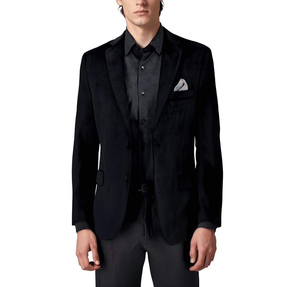 Solid Velvet Sportcoat