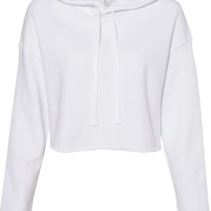 BELLA + CANVAS Crop Fleece Kapuzenpullover für Damen