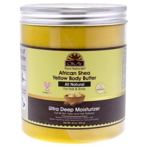 African Shea Gelb Körperbutter Moisturizer von Okay für Unisex – 30 oz Körperbutter