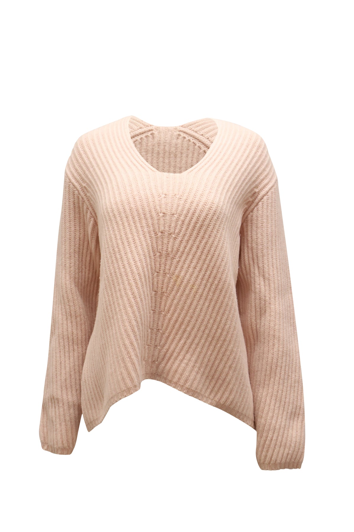 Acne Studios Deborah L-Wolle Pullover aus rosa Wolle