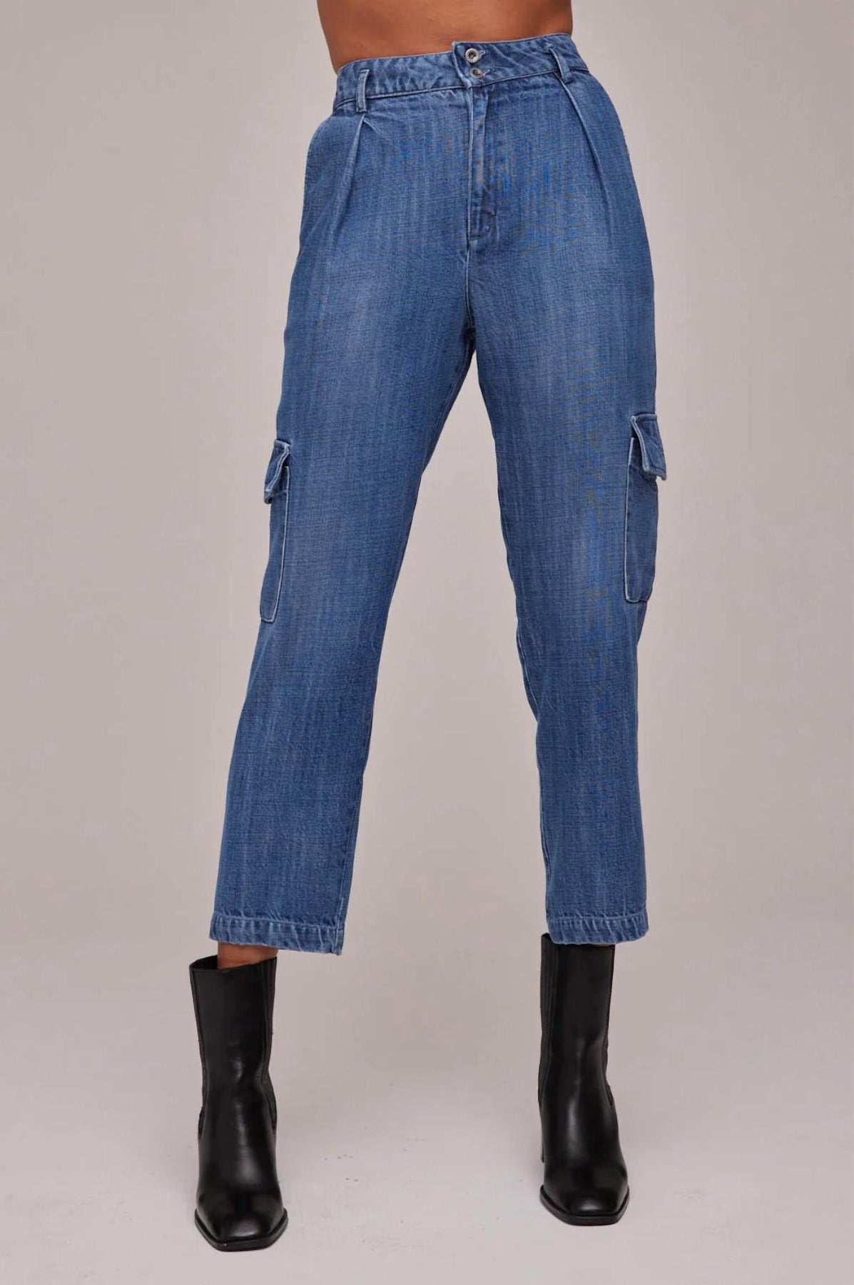 Londyn Cargo Hose im Vintage Streaky Wash