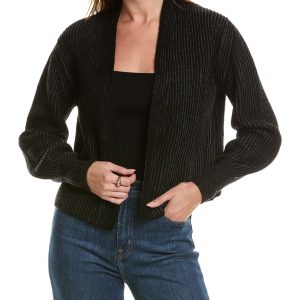Forte Kaschmirgeflechte Wolle und Kaschmirgebleide Strickjacke 7823715467324