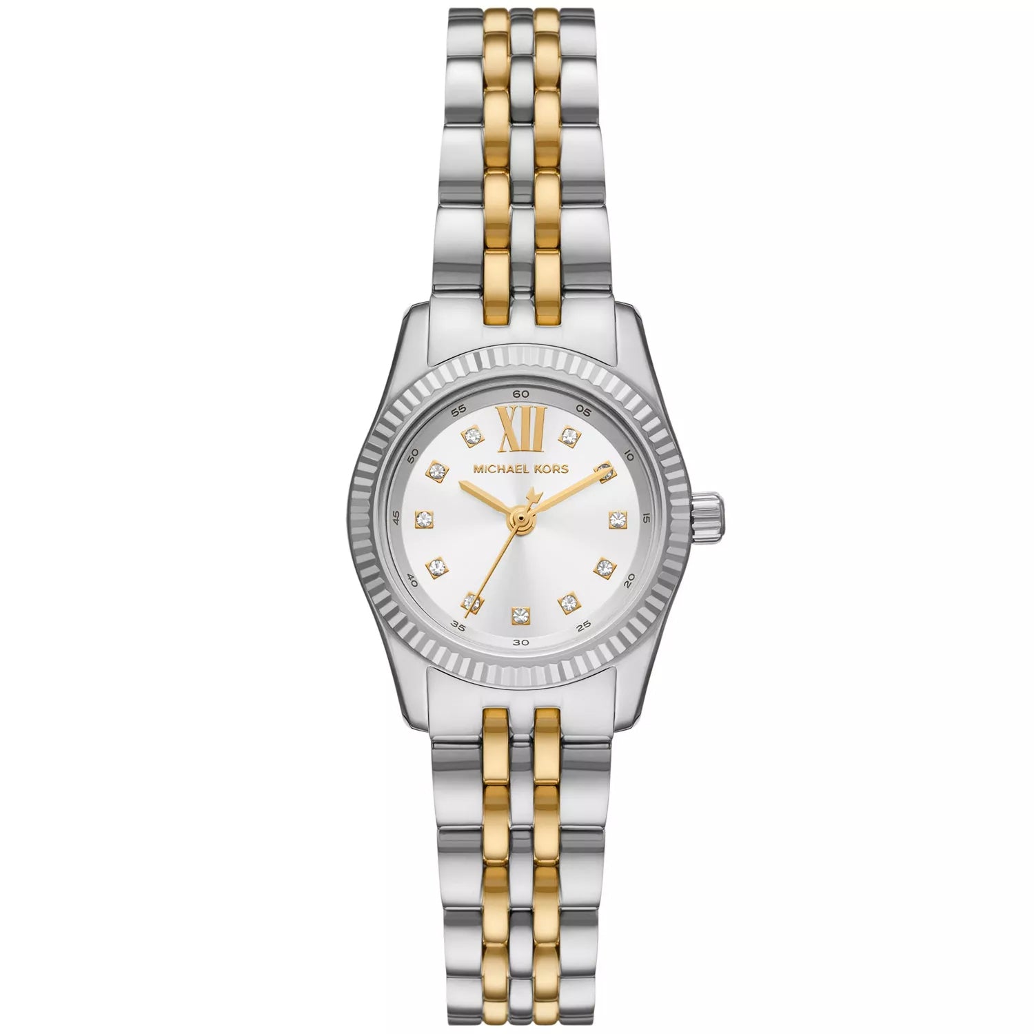 Michael Kors Damen Lexington Silber Dial Uhr