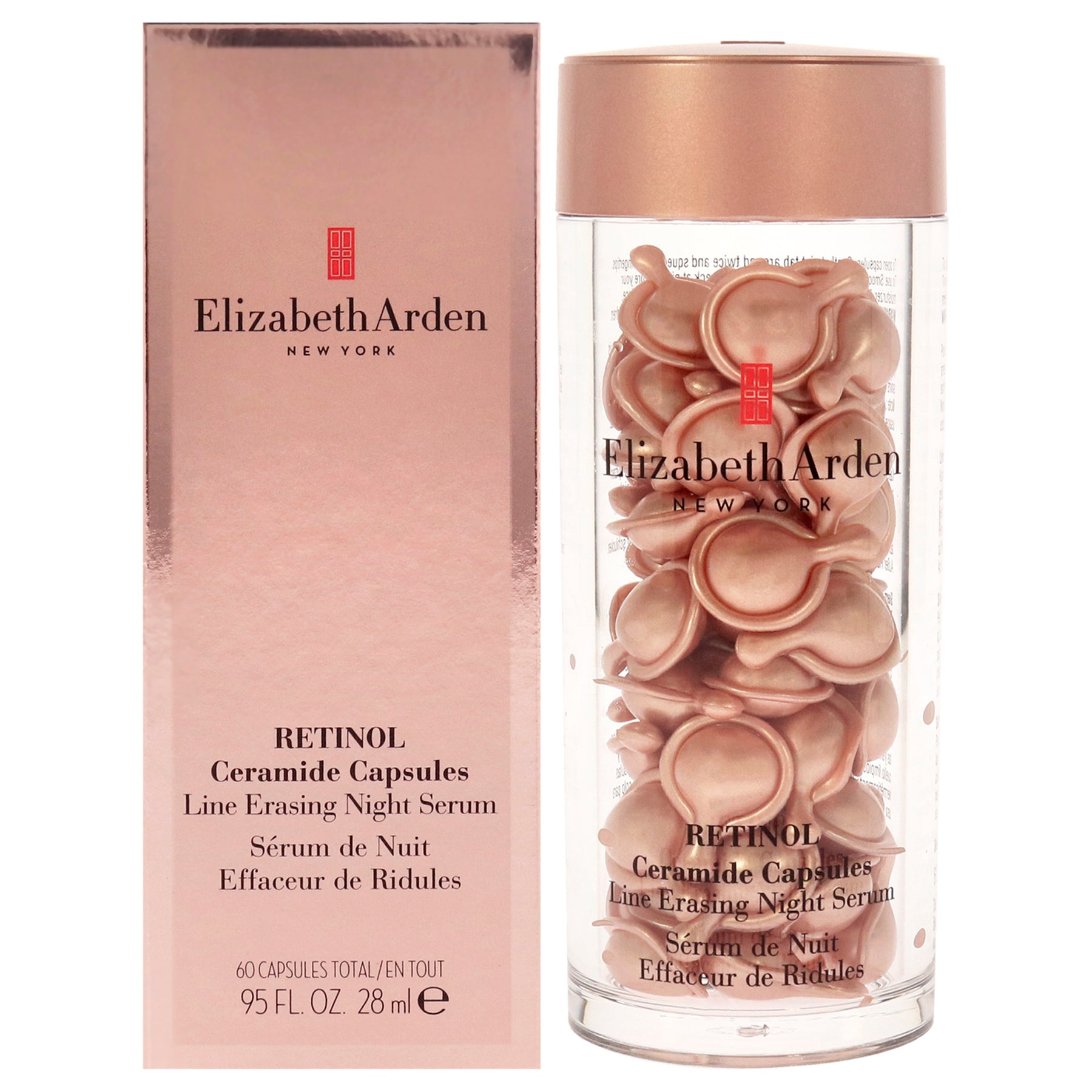 Ceramide Retinol Nacht Serum von Elizabeth Arden Für Damen – 60 Stück Kapseln