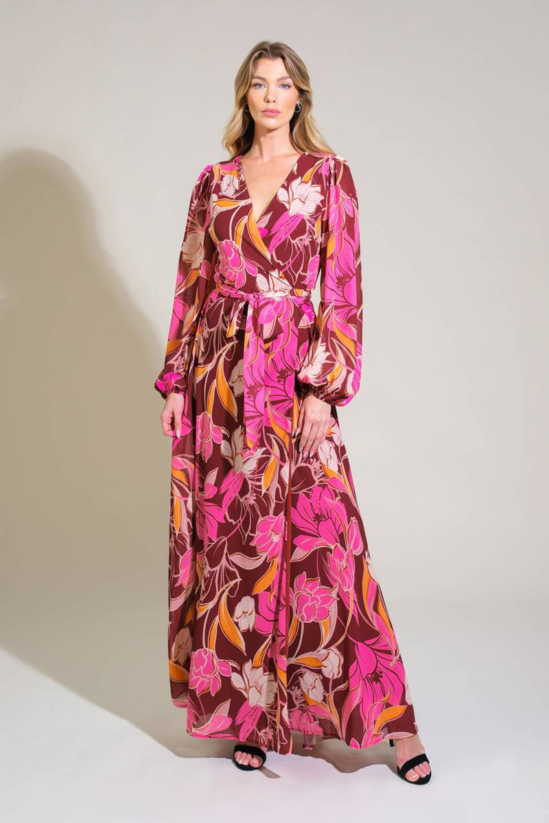 LUSH HAVEN gewebt MAXI KLEID