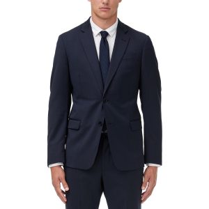 Schmale Passform Blazer aus Wolle