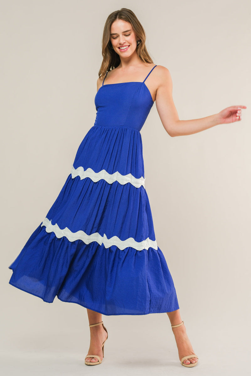 SOMMER SPRITZ gewebt MIDI Kleid