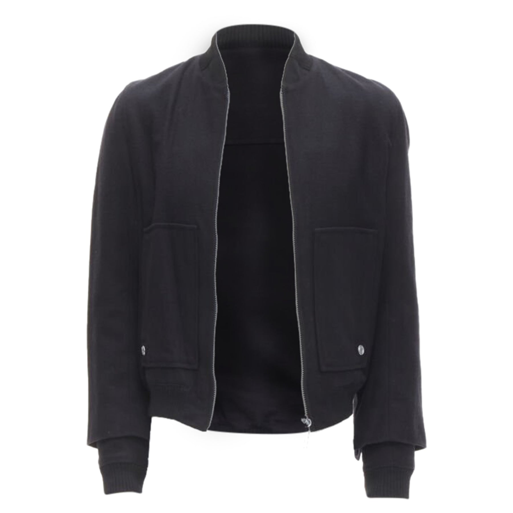 Balenciaga Ghesquiere – Bomberjacke aus Wolle mit zwei Ärmeln