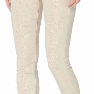 Charlie Crop bedruckt jean in Wiese Schlange Hush