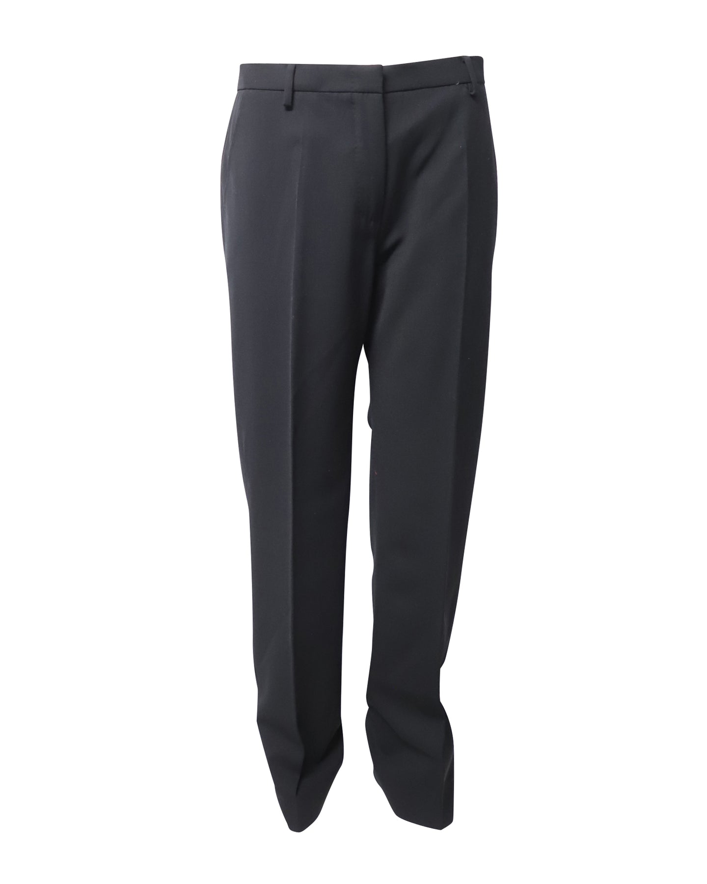 Max Mara Hose mit geradem Bein in Schwarz