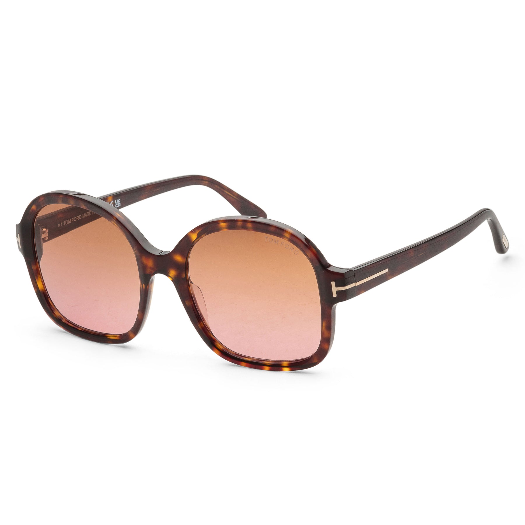 Tom Ford Hanley 57mm dunkel Havana Sonnenbrille für Damen