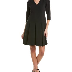 Natori Sold Strick Kreppkleid