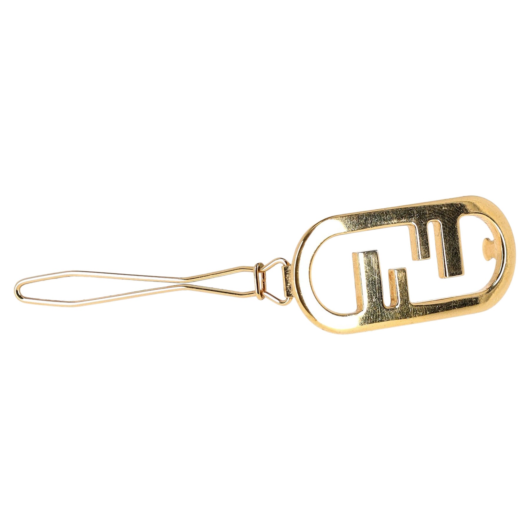 Fendi O'Lock Haarspange aus Gold Metall