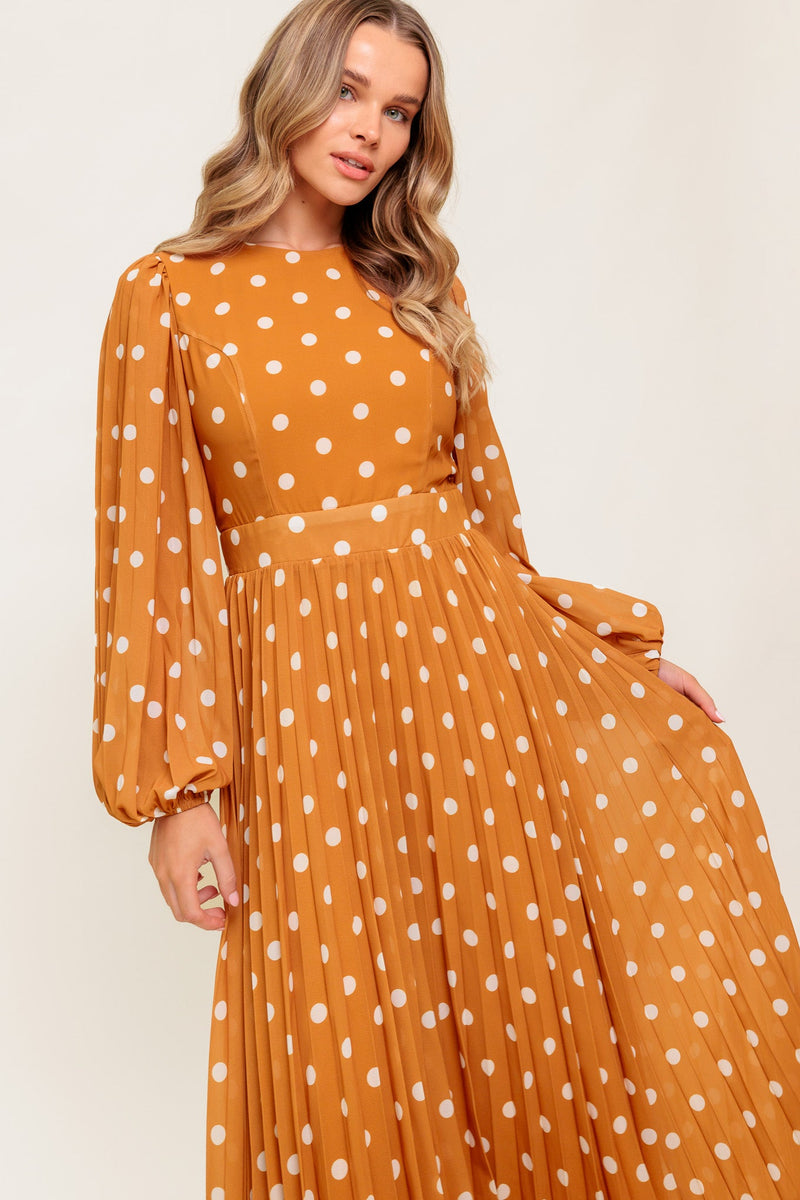 MOMENT MAKER gewebt MIDI Kleid