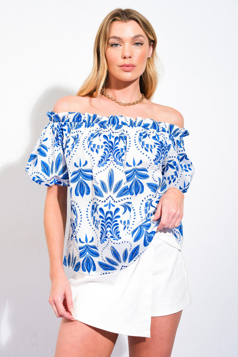 DIVIDE UND CONTOUR gewebt TOP