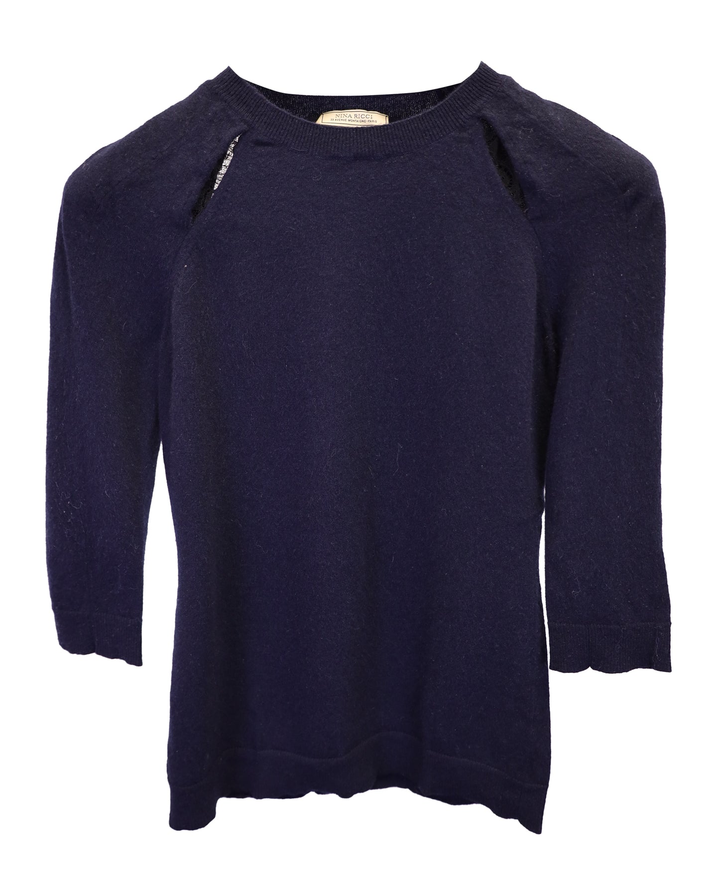 Nina Ricci Strickpullover aus Kaschmir in Marineblau