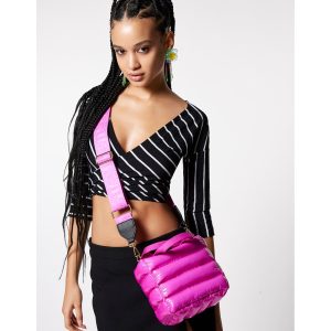 Thar sie bläst nass Nylon Mini Tragetasche Rosa
