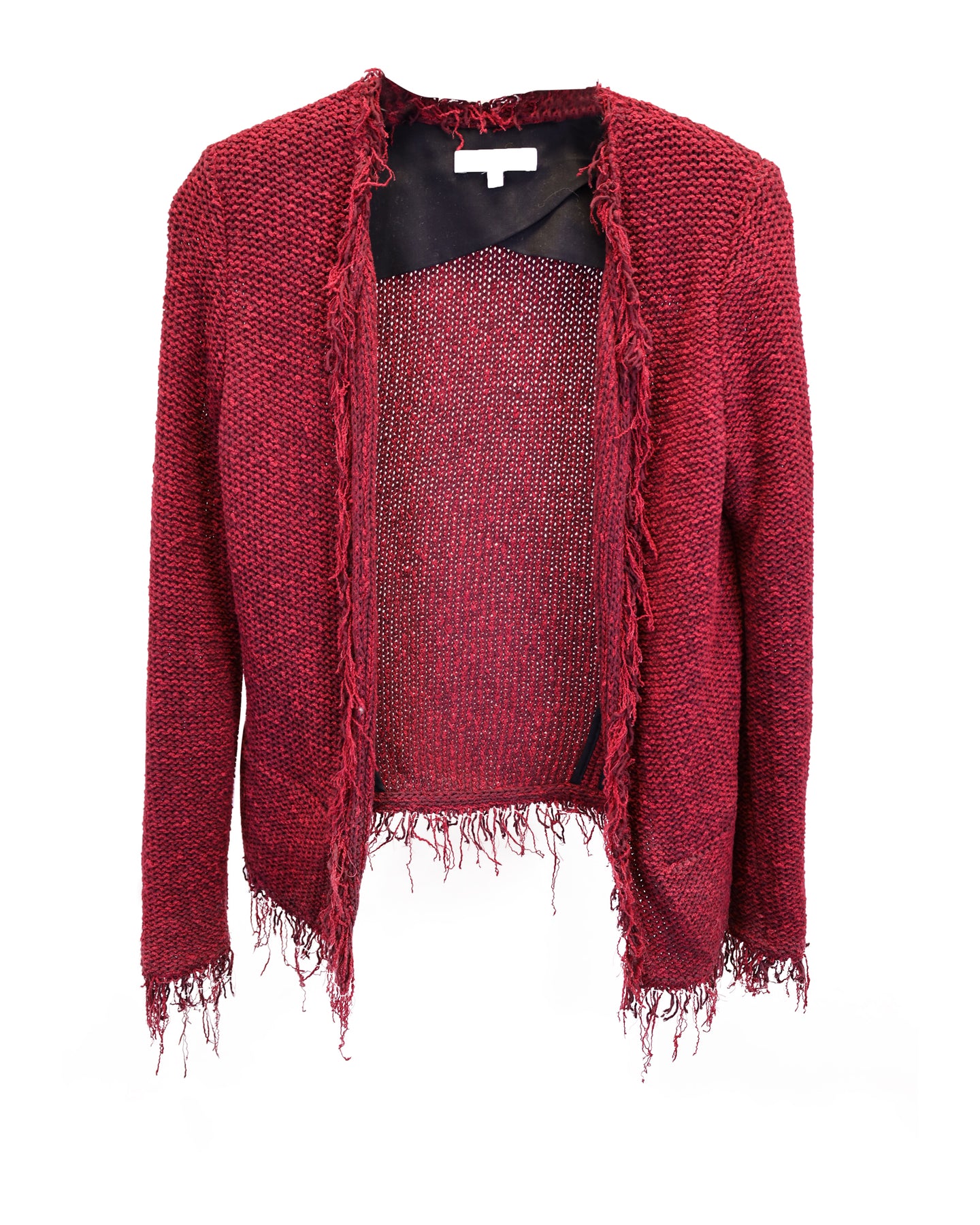 Iro Offene Jacke aus roter Baumwolle