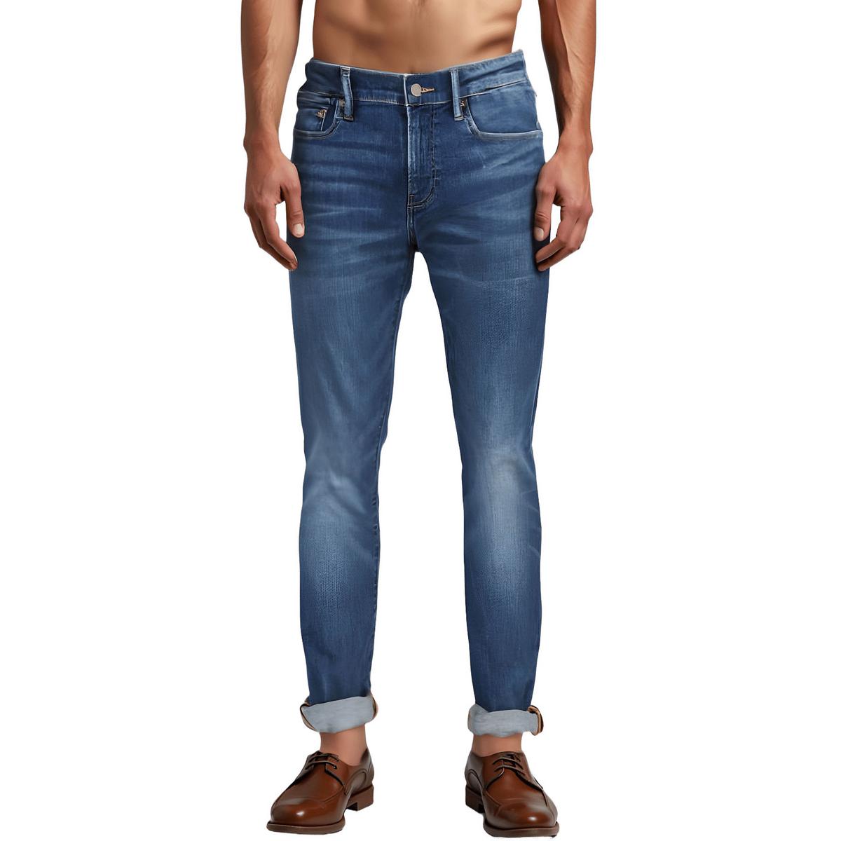 411 Athletic Fit Jeans mit Stretch-Verjüngung