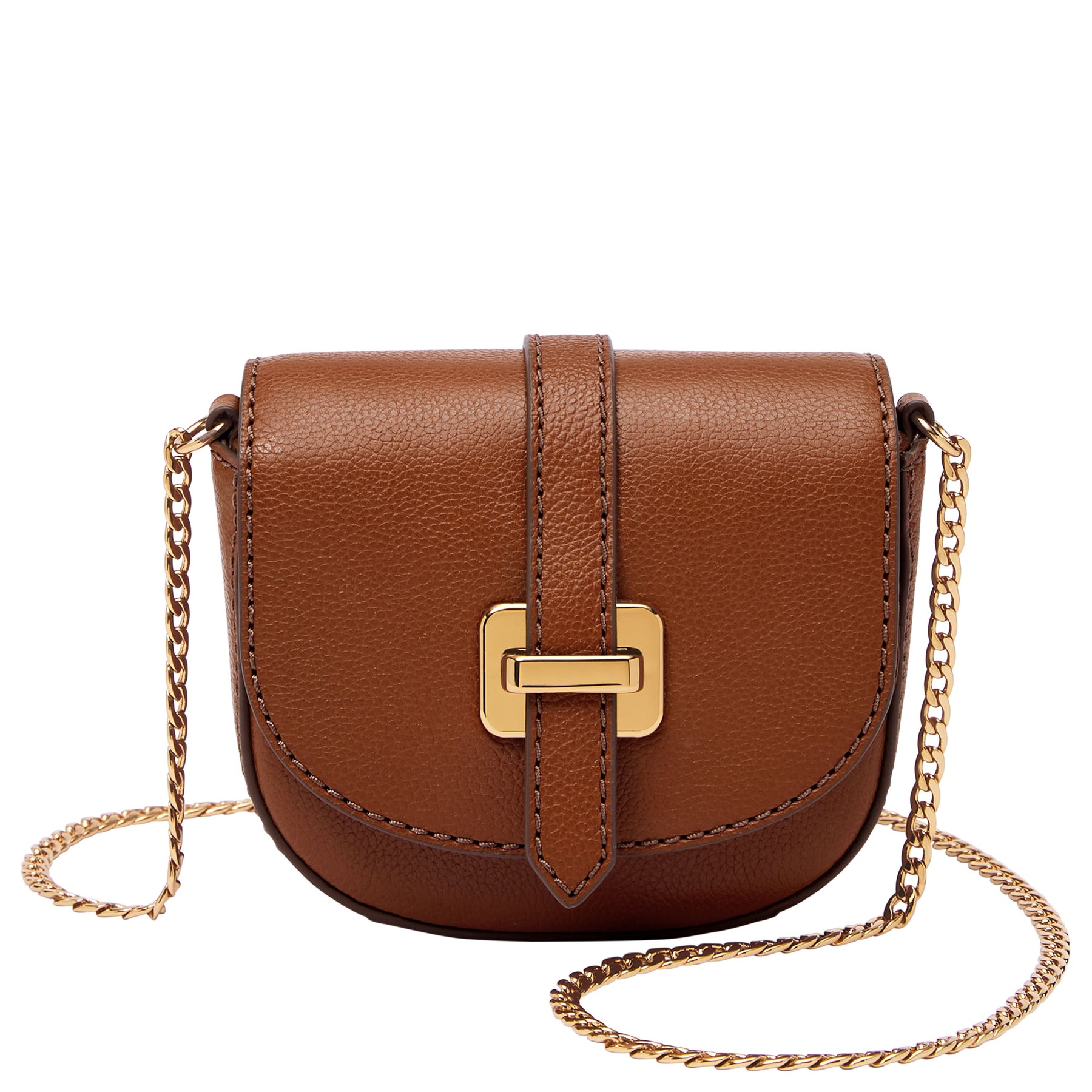 Fossil Damen Emery Leder Micro Umhängetasche