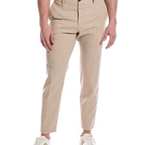 BOSS Hugo BOSS schmale Passform Hose aus Wolle-Bleder