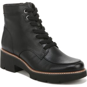 Catherine Reißverschluss Kunstleder Stiefeletten aus Leder