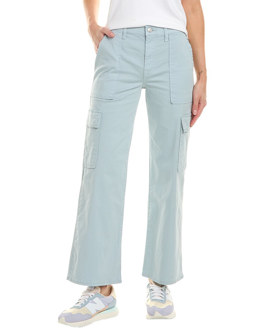 HUDSON Jeans Rosalie Hellgrau Weites Bein Jeans
