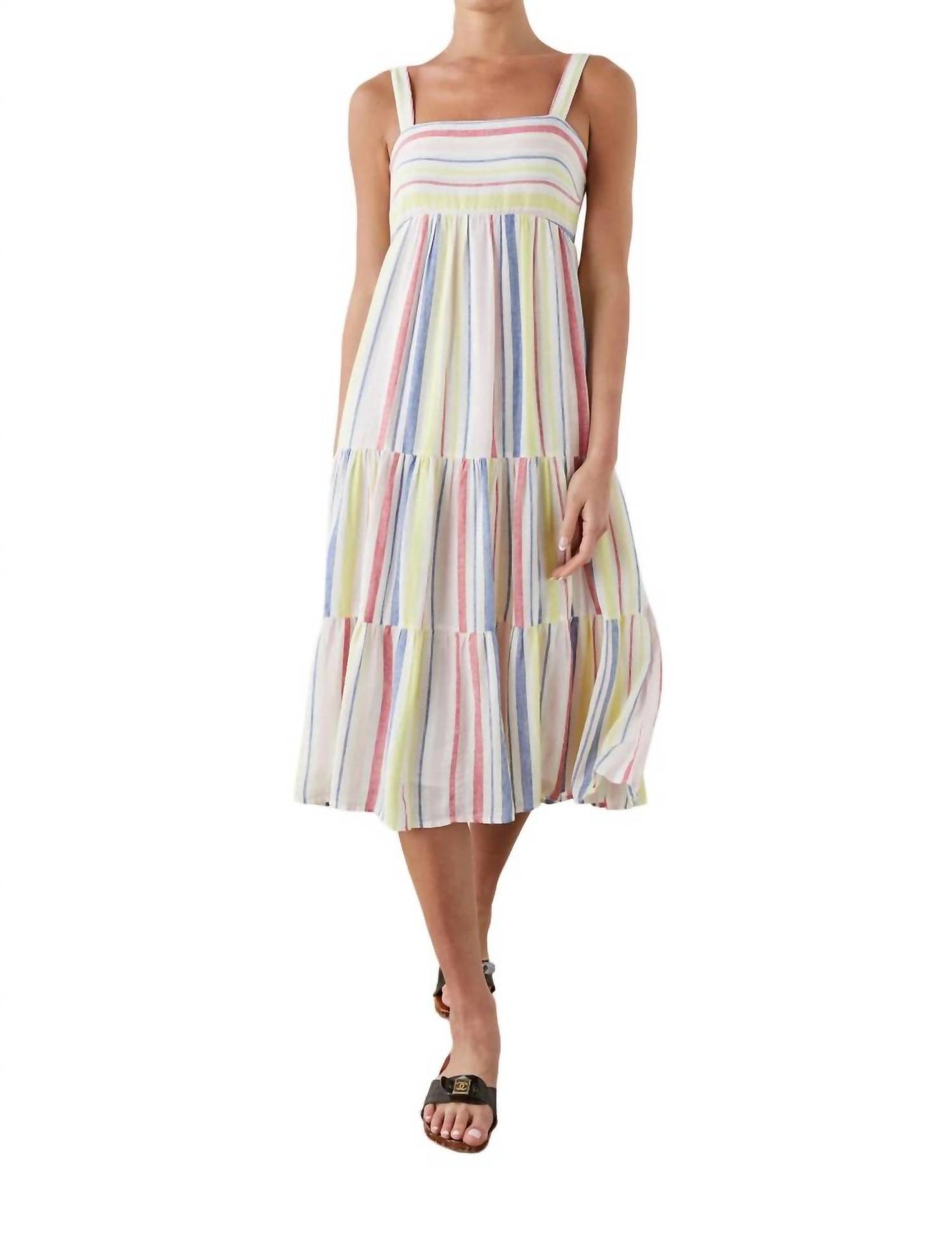 Shailene Kleid in Parisail Streifen