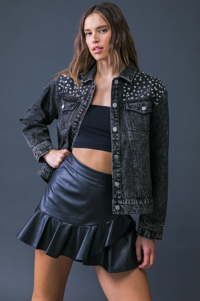 VERTRAUEN SIE Denim Jacke
