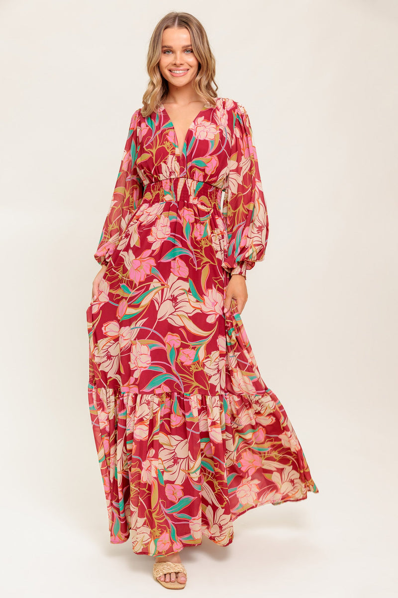 ERSTAUNLICHE PRÄSENZ MAXI KLEID