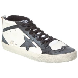 Golden Goose Mid Star Leder Turnschuh