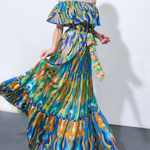 DARE TO BE YOU Kleid aus gewebtem Maxi