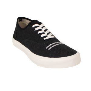 Undercover Denim niedrige Sneaker – Schwarz