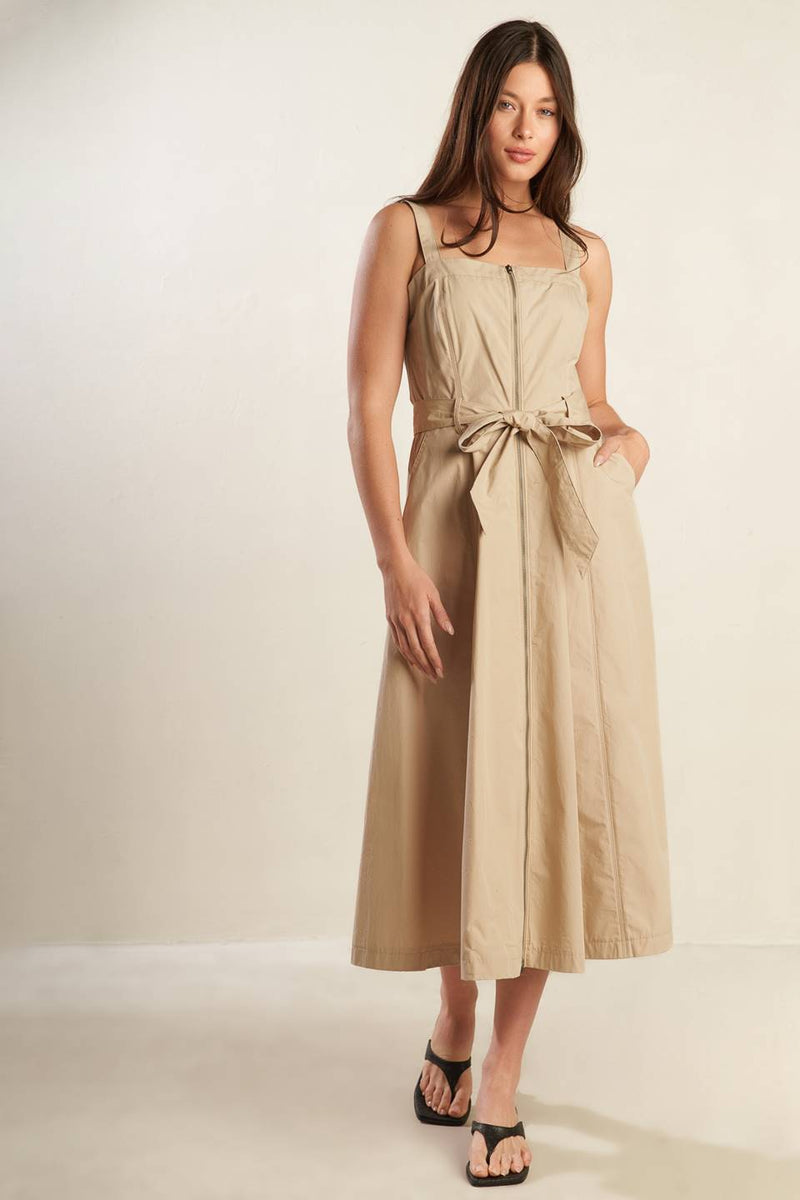 MARGOT DREAM gewebt MIDI Kleid