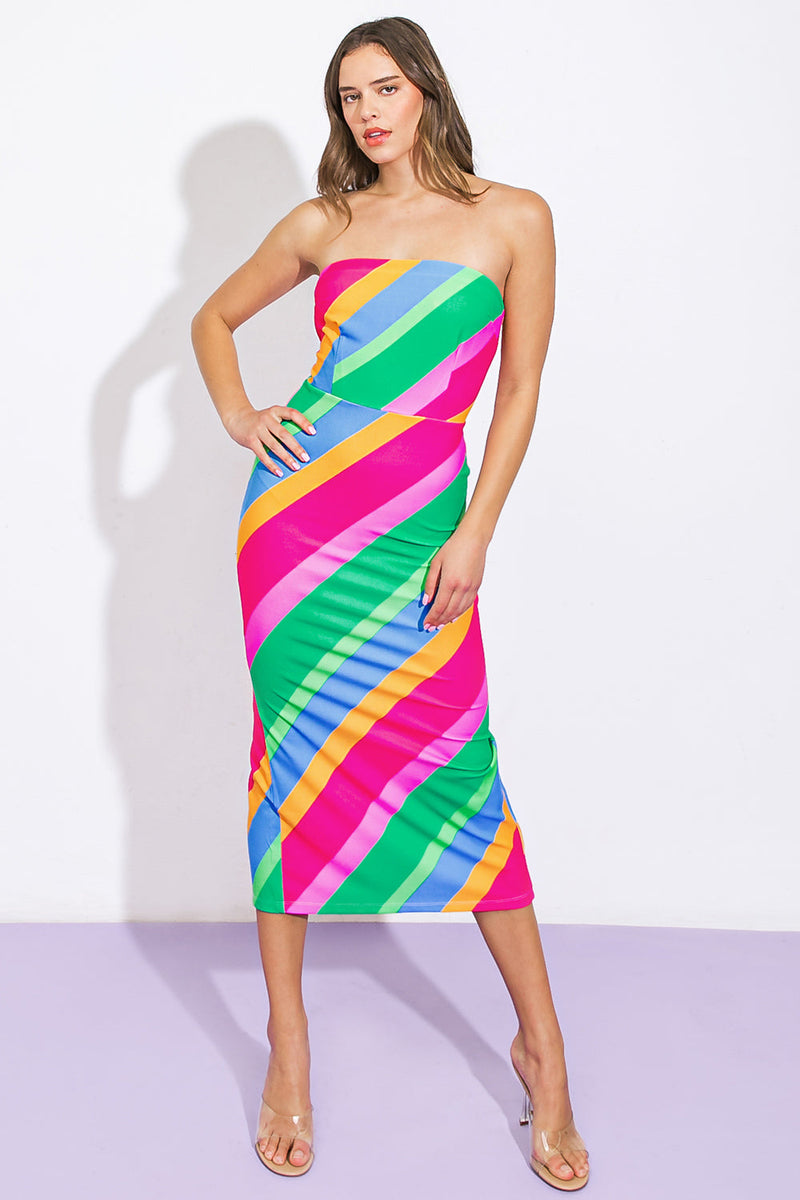 ALLE ODER NICHTS PONTI MIDI Kleid