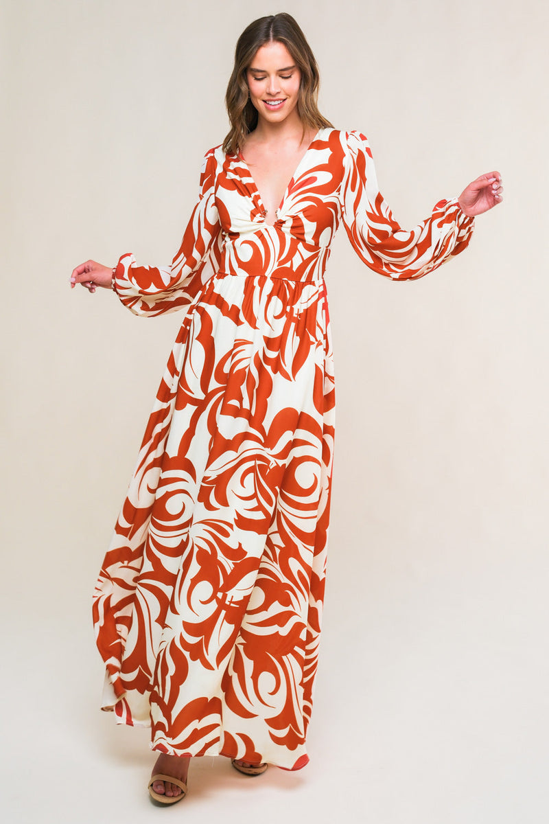 LIEBE IN IHREN AUGEN MAXI KLEID