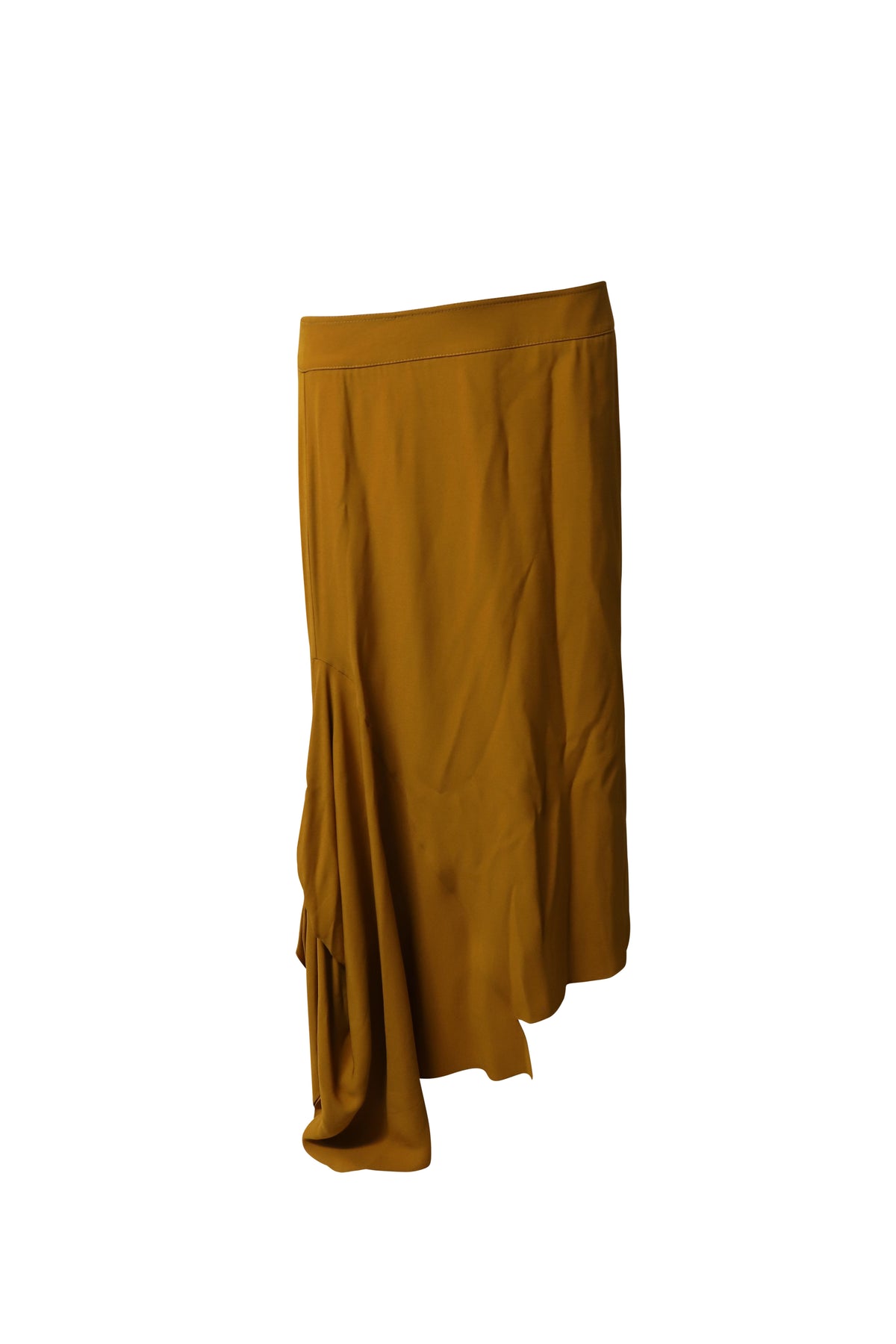 Marni Asymmetrischer Midirock aus Crepe in Orange