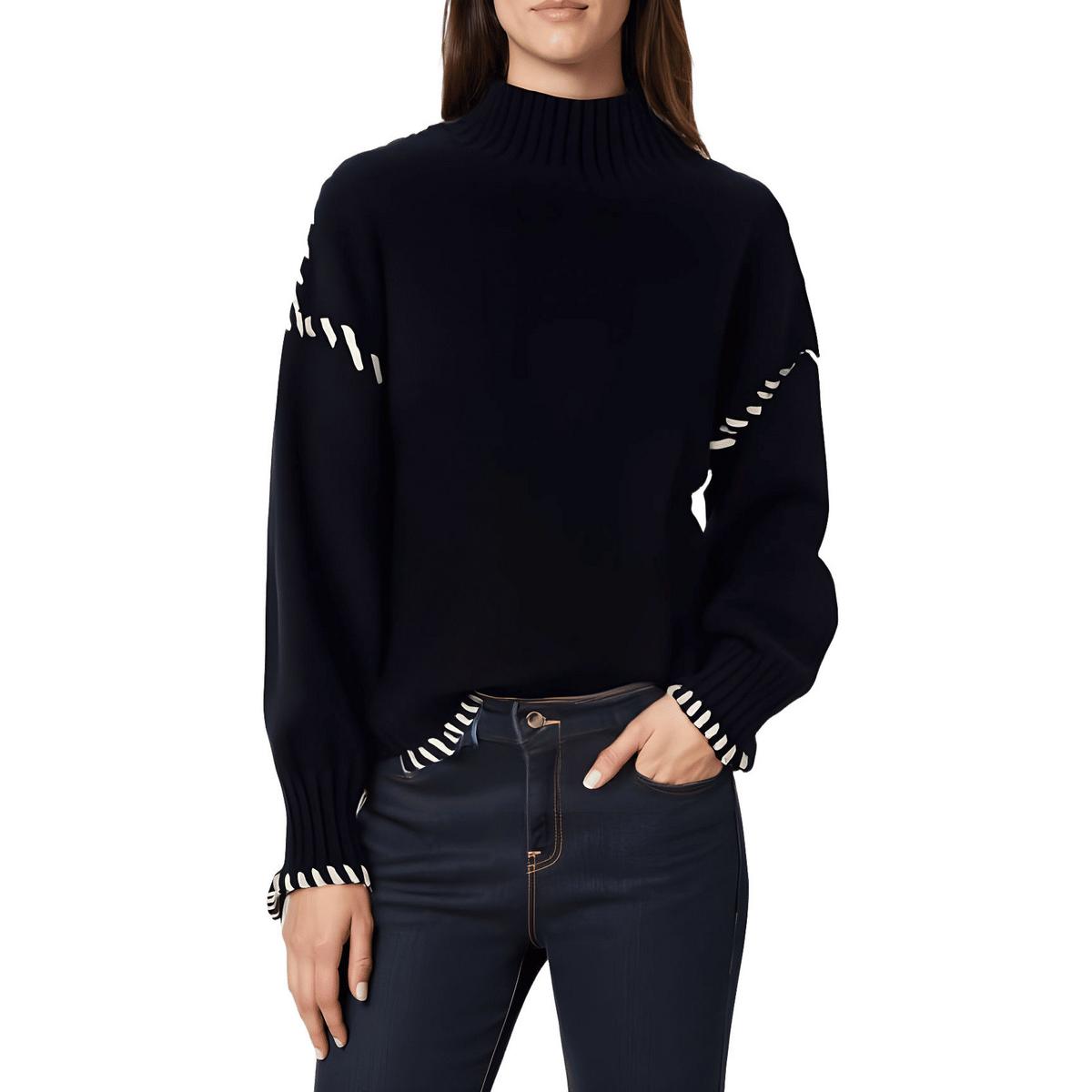 Merril Crop Trichter Hals Pullover Pullover