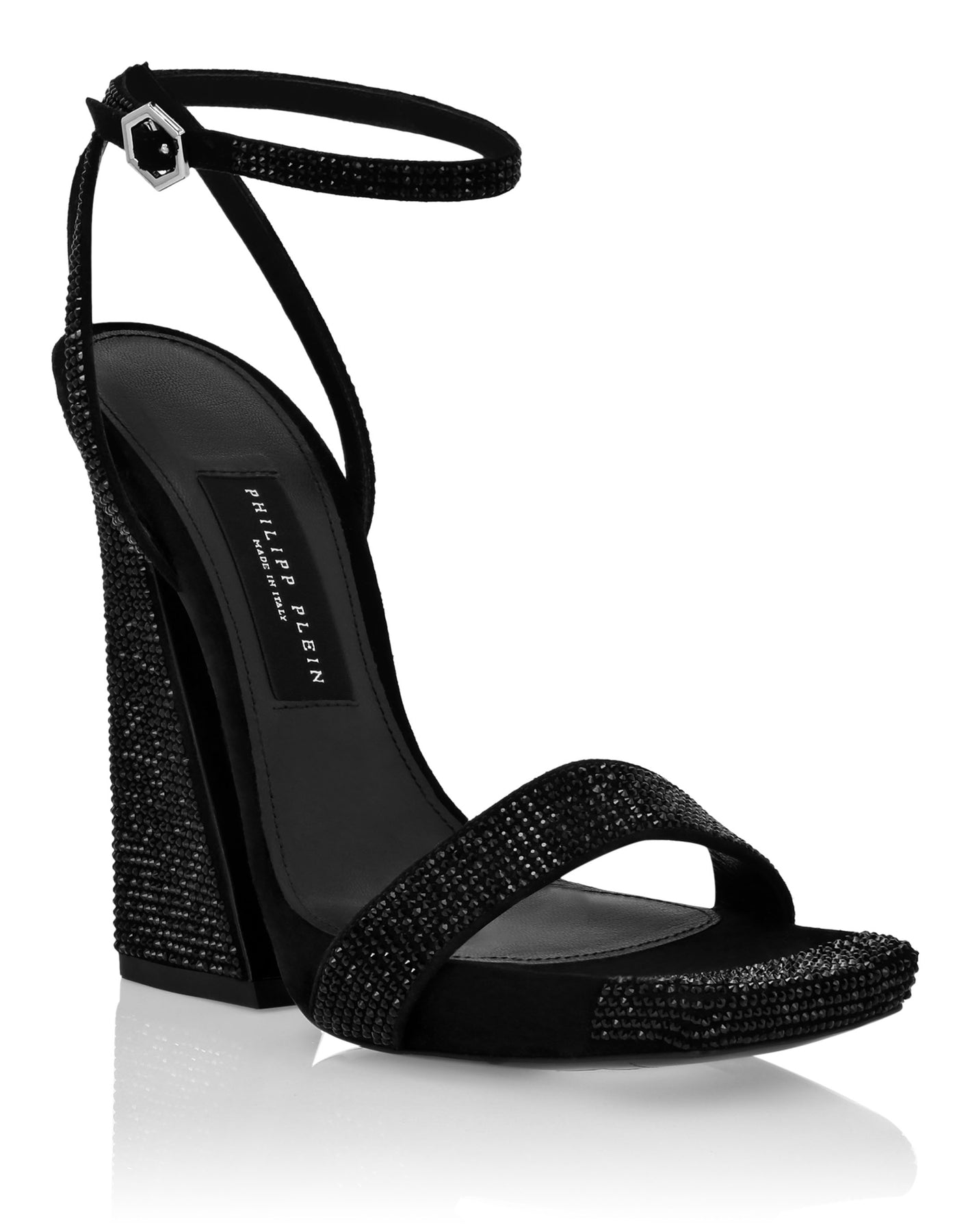 Sandalen aus Veloursleder
