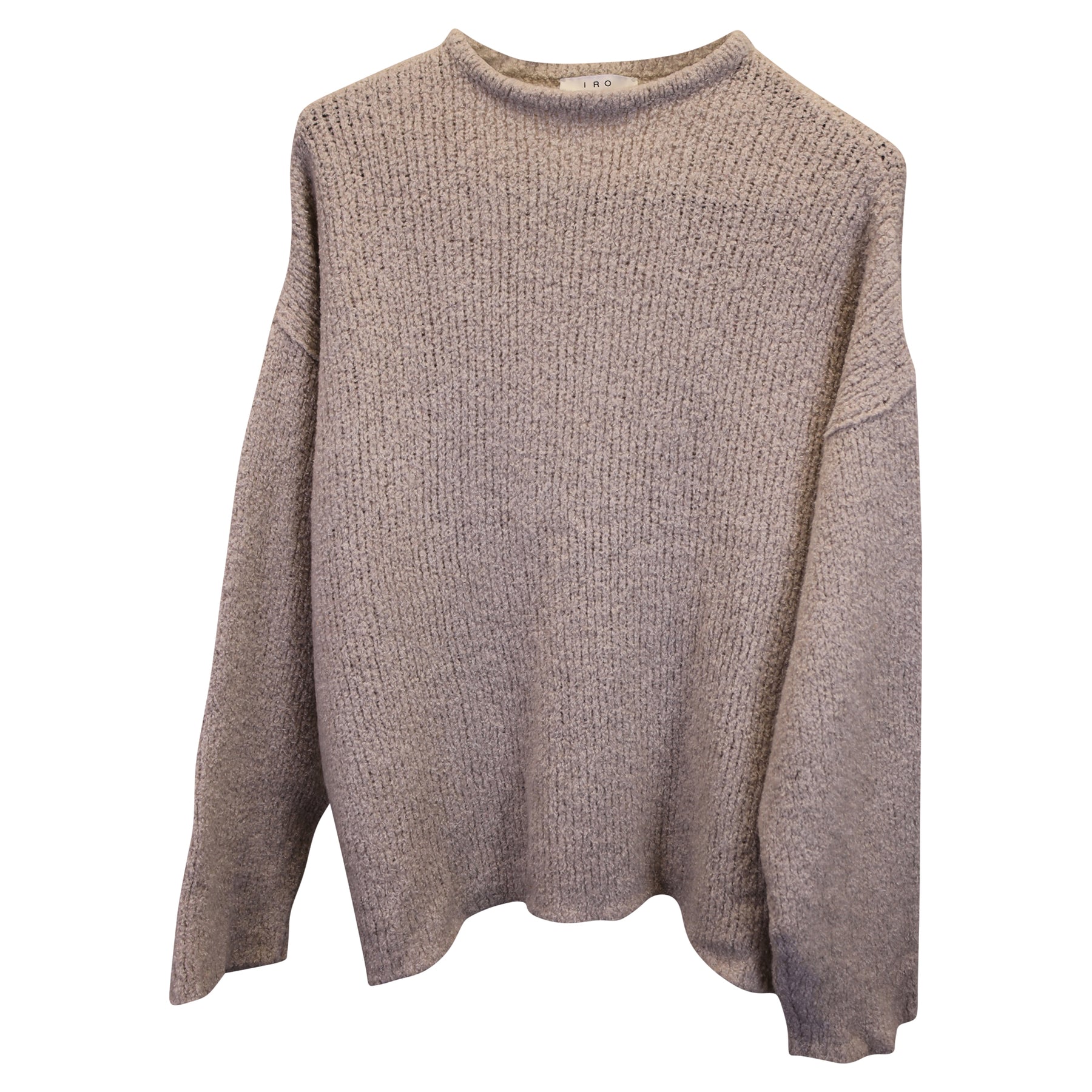Iro Strickpullover aus beiger Wolle