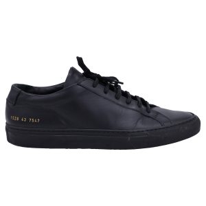 Common Projects Original Achilles High-Top Sneakers aus schwarzem Leder 7793487380540