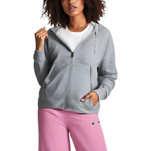Kapuze Baumwolle Stretch Zip-up Jacke