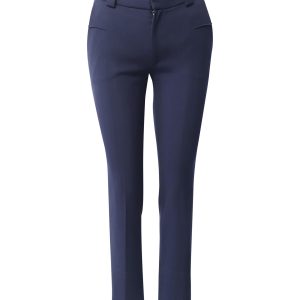 Roland Mouret Holway schlanke Hose aus marineblauem Polyester 7793486299196